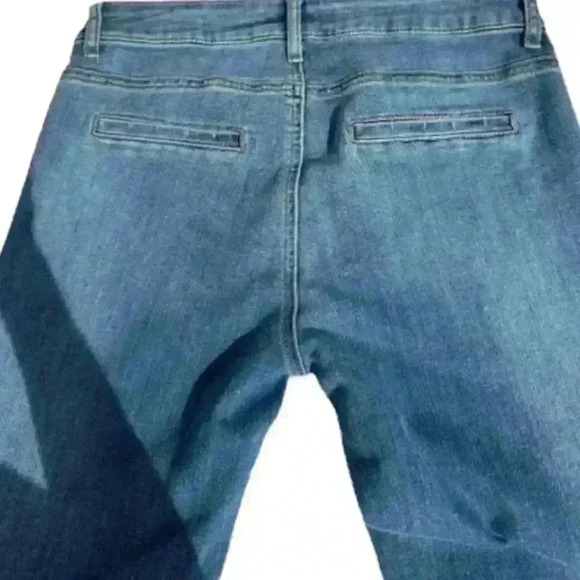 DEX Ashbury High Rise Fit Flare Leg Patch Pockets Jeans Size 28 - Picture 6 of 8